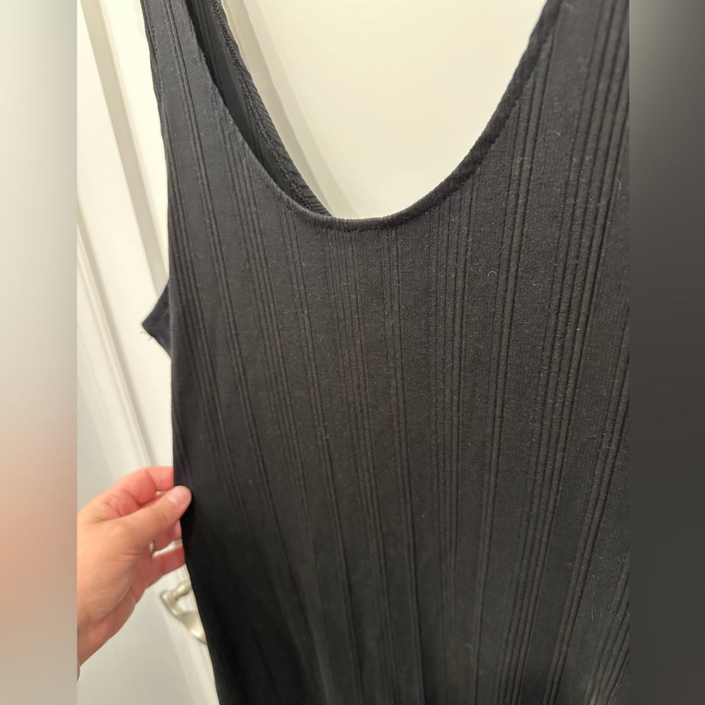 American Eagle Outfitters Black Midi Dress - Picture 2 of 7